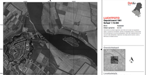 luchtfoto en kaart materiaal geautomatiseerd in een pdf rapport