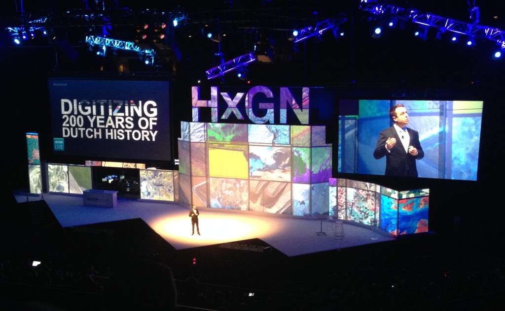 Dotka features in HxGN Live opening session with Mladen Stojic from Hexagon Geospatial