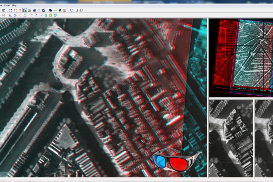 Stereo 3D luchtfoto's